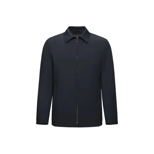 HLA Темно-синий 52 Унисекс Пуховики