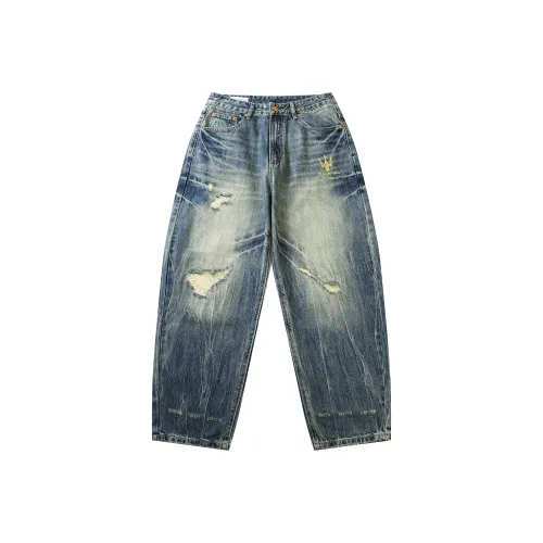 Maserati Синие Унисекс Джинсы