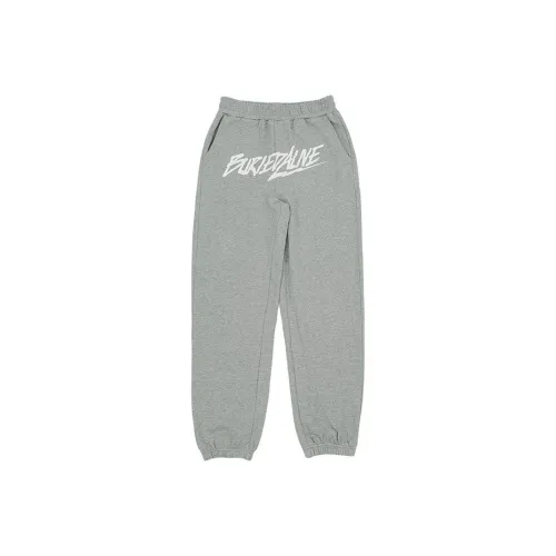 BURIEDALIVE SS22 Штаны с манжетами Умеренный Повседневные брюки Унисекс Мужской Фотиния Серый