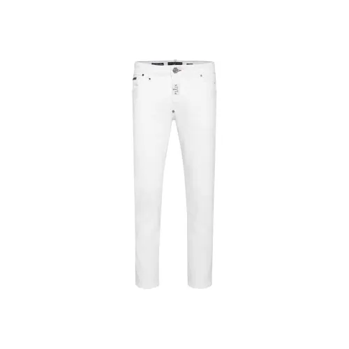 PHILIPP PLEIN Белый Мужской Джинсы