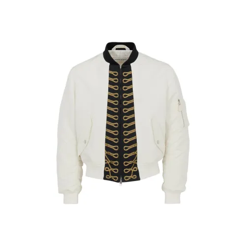 Alexander McQueen SS24 Куртки и Пальто Мужской Белый