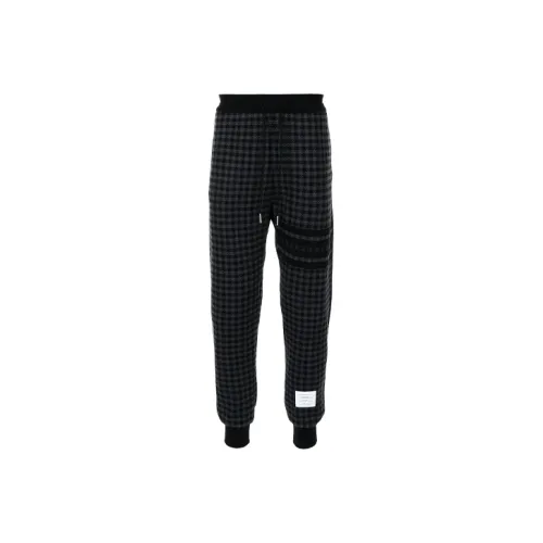 THOM BROWNE Черные мужские вязаные тренировочные штаны