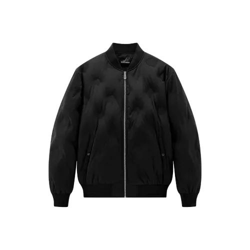 PEACEBIRD MEN Мужская пуховая куртка черного цвета