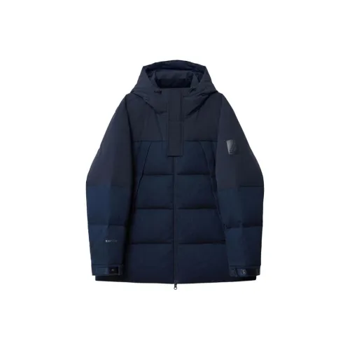 NAUTICA Пуховик Мужской Джинсовый Синий