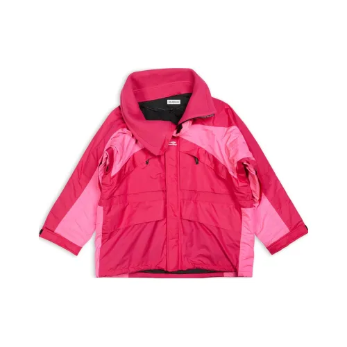 BALENCIAGA Розовый Унисекс Парки