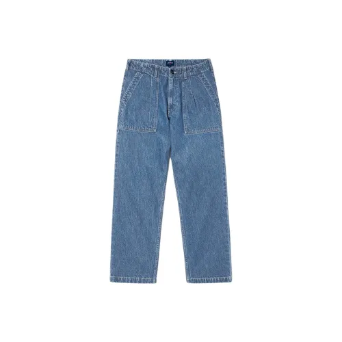 NOAH совместный бренд Синий Мужской Джинсы