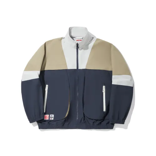 LINING x CHUMS Куртки Пальто Мужской Драгоценный камень Темно-сапфировый Коричневый