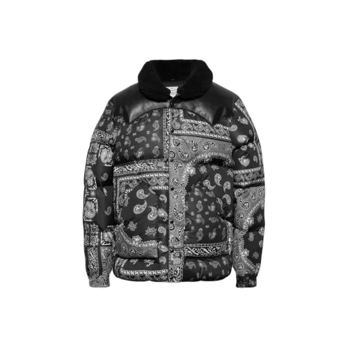 BAPE BLACK X ROCKY Гора FEATHERBED Пуховик Пуховик Мужской Черный