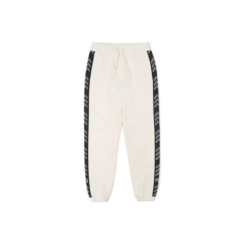 Mlb Base Logo Вязаные Тренировочные Штаны Унисекс Кремовый