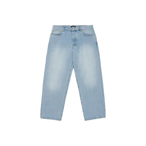 Дворцовый SS24 BAGGY JEAN Камень WASH Джинсы Унисекс Индиго