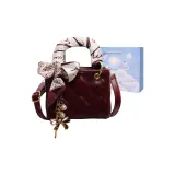 Бордовый с шармом + сумка для покупок