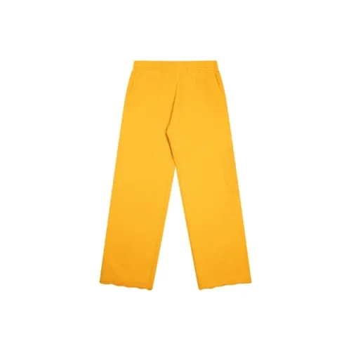 Drew House Letter Logo Series Золотые Унисекс Вязаные Тренировочные Брюки