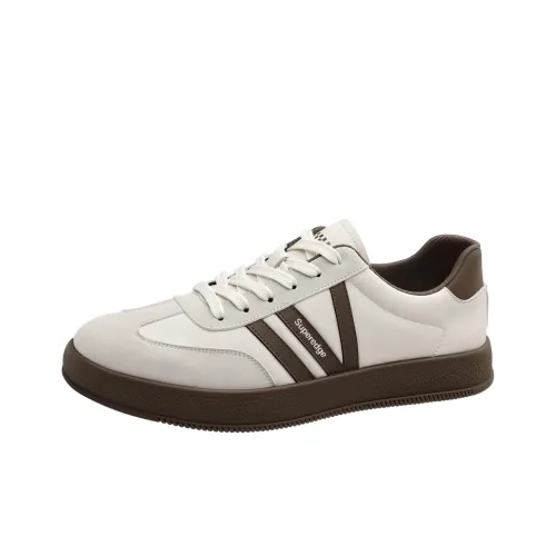 SUPEREDGE Амортизация Устойчивые к воздействию Устойчивые к износу Низкие Кроссовки для скейтбординга Унисекс Белые