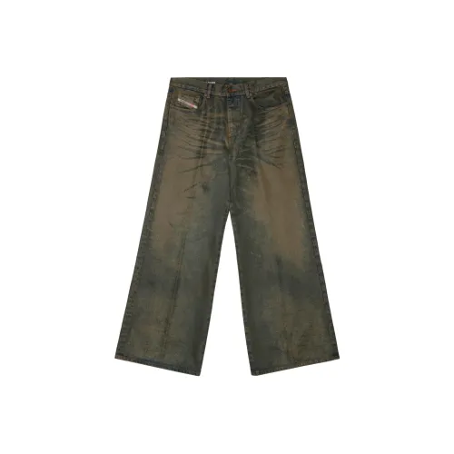 DIESEL x SSENSE SS24 Джинсы Унисекс Коричневый