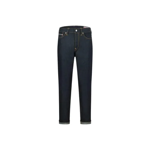 EVISU Джинсовый Синий Мужские Джинсы