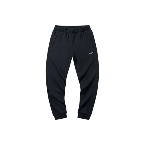 LINING Training Series Черные Мужские Вязаные Тренировочные Штаны