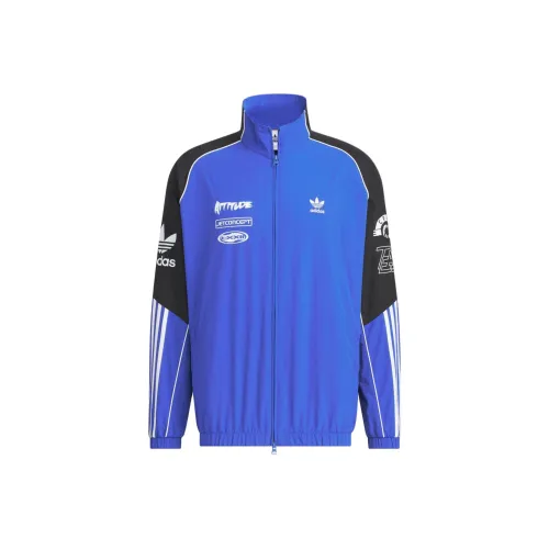 Adidas Originals Adicolor MOTORCORE Ткани вязаные Куртка Куртки Пальто Мужской Королевский синий