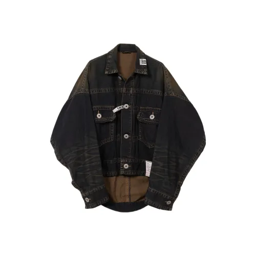 Maison Mihara Yasuhiro SS25 Куртки и Пальто Мужской Индиго