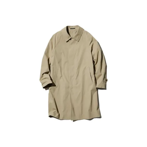 UNIQLO Тренчкот Мужской Темно-Бежевый