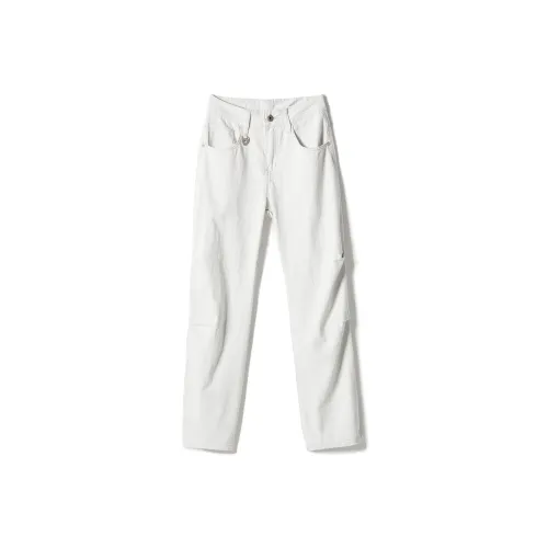 A3G4 Белый Унисекс Джинсы