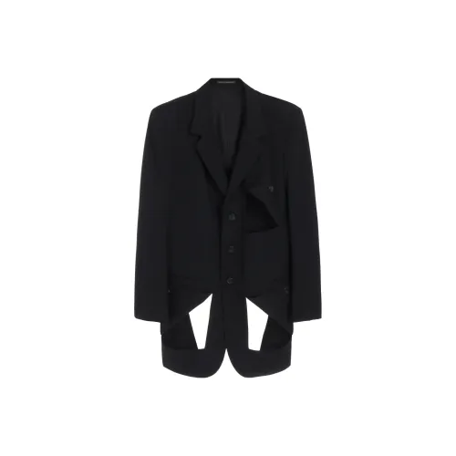 Yohji Yamamoto Pour Homme FW24 Куртки и Пальто Мужской Черный