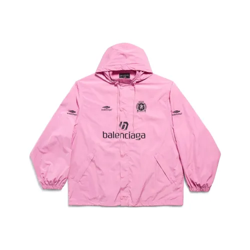 Balenciaga SS24 Куртки Пальто Стандартный крой Унисекс Розовый