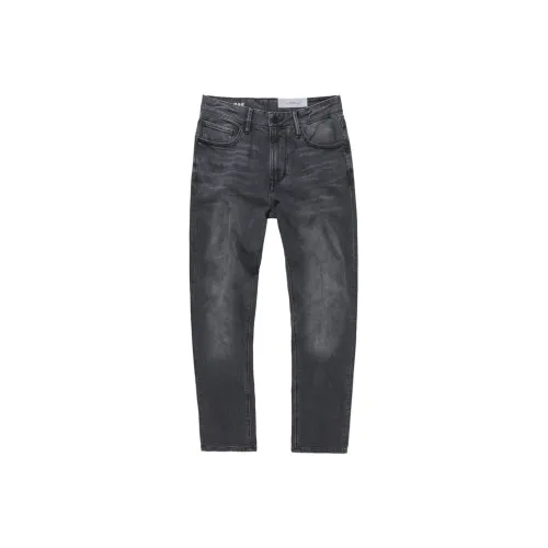ABLE JEANS Темный Метеоритный Серый Мужские Джинсы