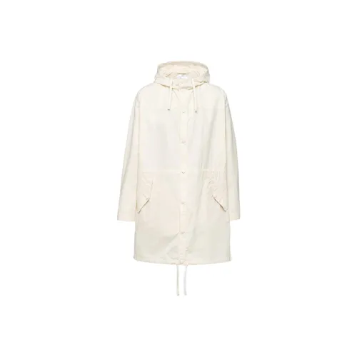 PRADA Айвори Мужской Тренч