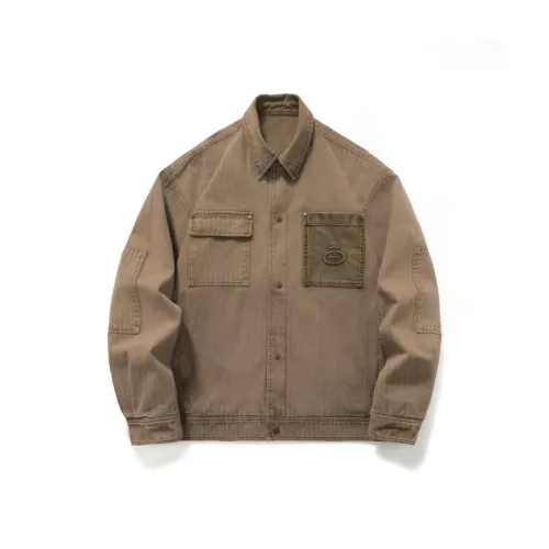 KUXIANSEN Куртки Пальто Унисекс Кофе