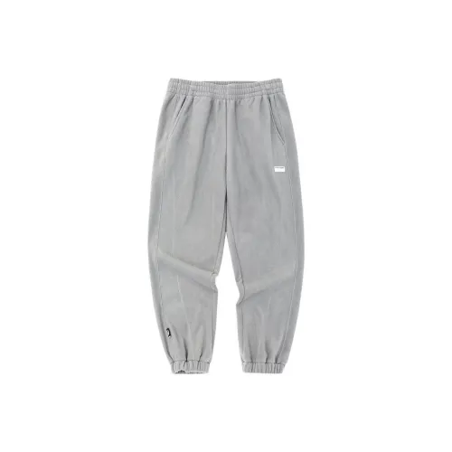 Anta Life Collection Серые хаки Мужские Вязаные Тренировочные Штаны