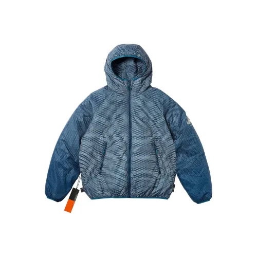 PALACE SS24 Hexagon PERTEX Quilted Куртка Куртки Пальто Унисекс Синий