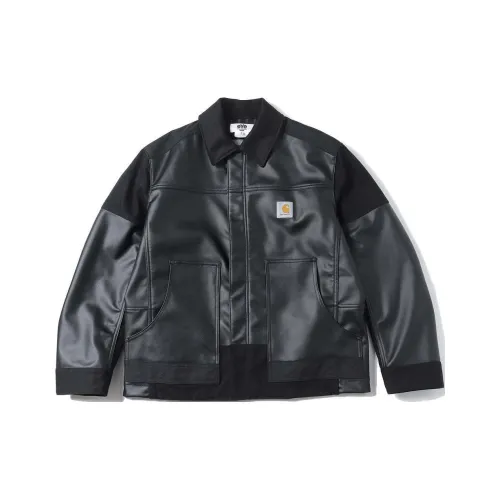 Carhartt WIP Collaboration Carhartt WIP Collaboration X JUNYA WATANABE Co Branded Черный Унисекс Кожаные куртки