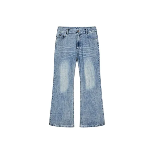 PASET Светло-синие Унисекс Джинсы