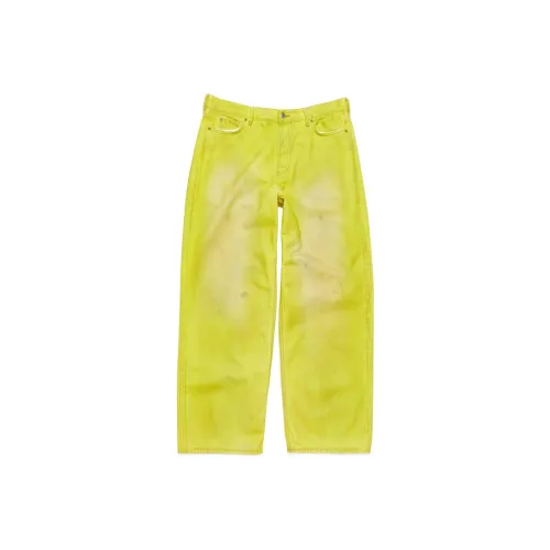 Acne Studios SS24 Loose Fit Jeans 1981M Men's Yellow