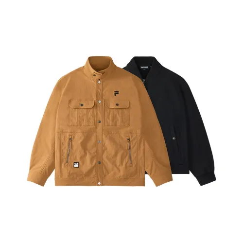 FILA FUSION Куртка Мужская Цветная глазурь Желтая