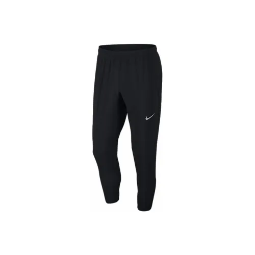 Nike Черные Мужские Вязаные Тренировочные Штаны