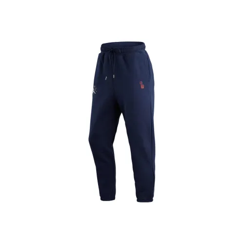 Джордан Год дракона CNY Series Вязаные тренировочные брюки Мужские Темно-синие