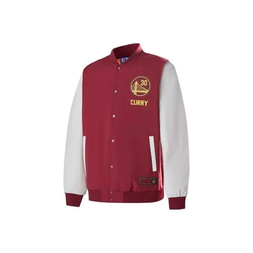 NBA Warriors Curry Куртка Унисекс Темно-красный