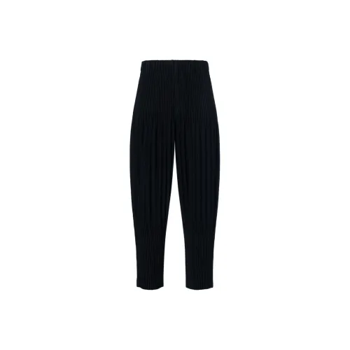 Homme Plissé Issey Miyake Черные Мужские Повседневные Штаны