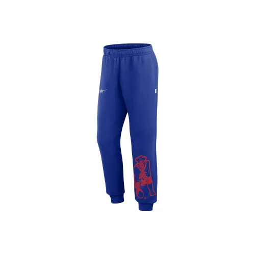 Nike x NFL Коллаборация New England Patriots Логотип Crop Вязаные Тренировочные Штаны Мужские Синие