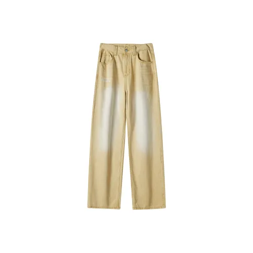 ASWZ Желтые Унисекс Джинсы