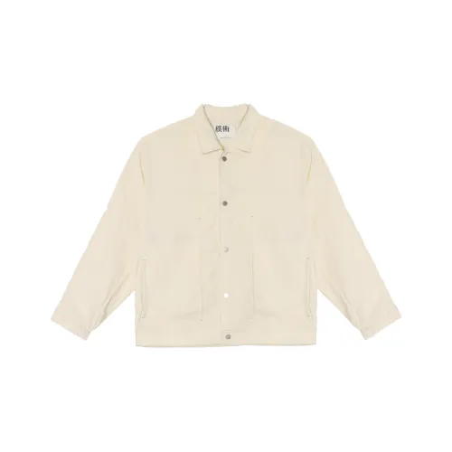 PUSH HZC Куртки Пальто Мужской Экрю