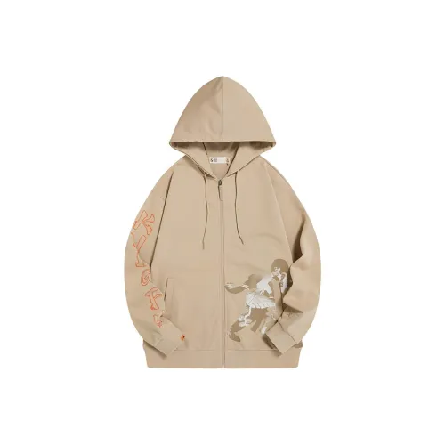 XTEP x SHAOLIN Куртки Пальто Унисекс Песочный