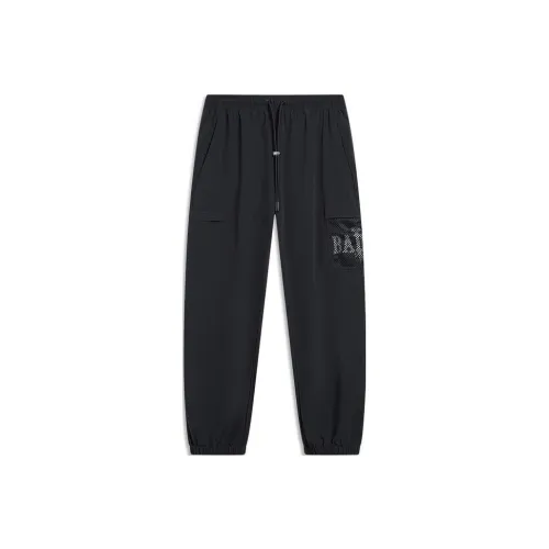 LINING Черные Мужские Вязаные Спортивные Штаны