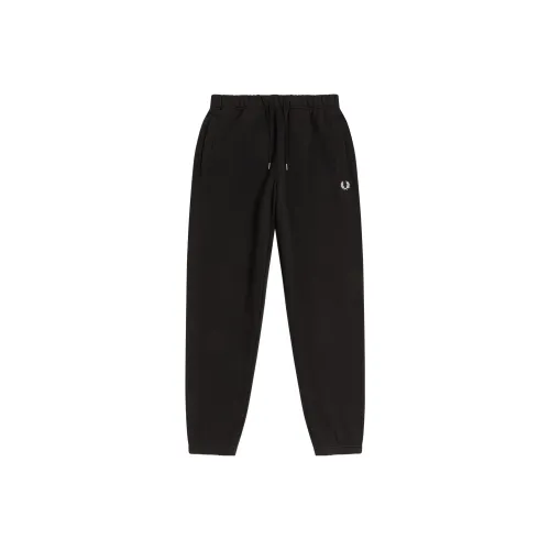 FRED PERRY Черные мужские вязаные тренировочные штаны