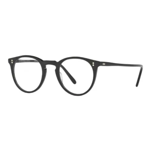 Oliver Peoples Ацетат Круглые Оправы для Очков Мужские Черные