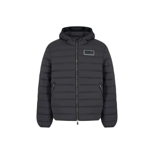 EMPORIO ARMANI EA7 Down Jacket Men's Black