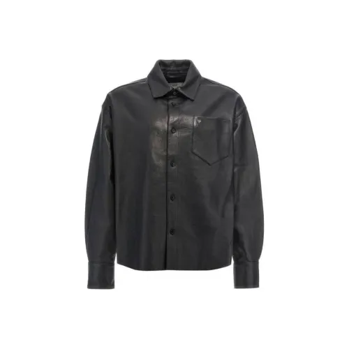 AMIPARIS Кожа Куртка Мужская Черная