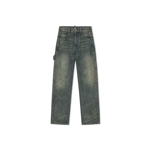 23R+ Синий Мужской Джинсы