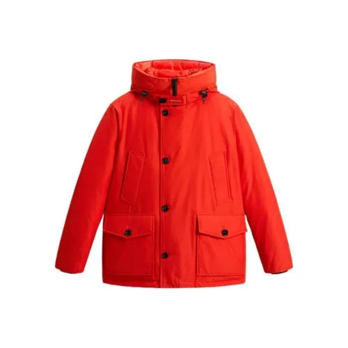 WOOLRICH Пуховик Мужской Оранжевый